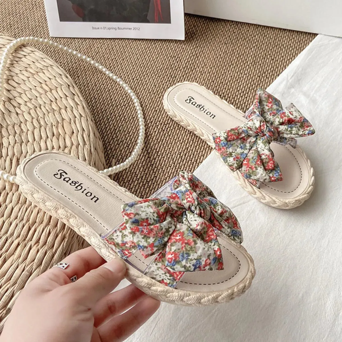 Open Toe Flats Sandals