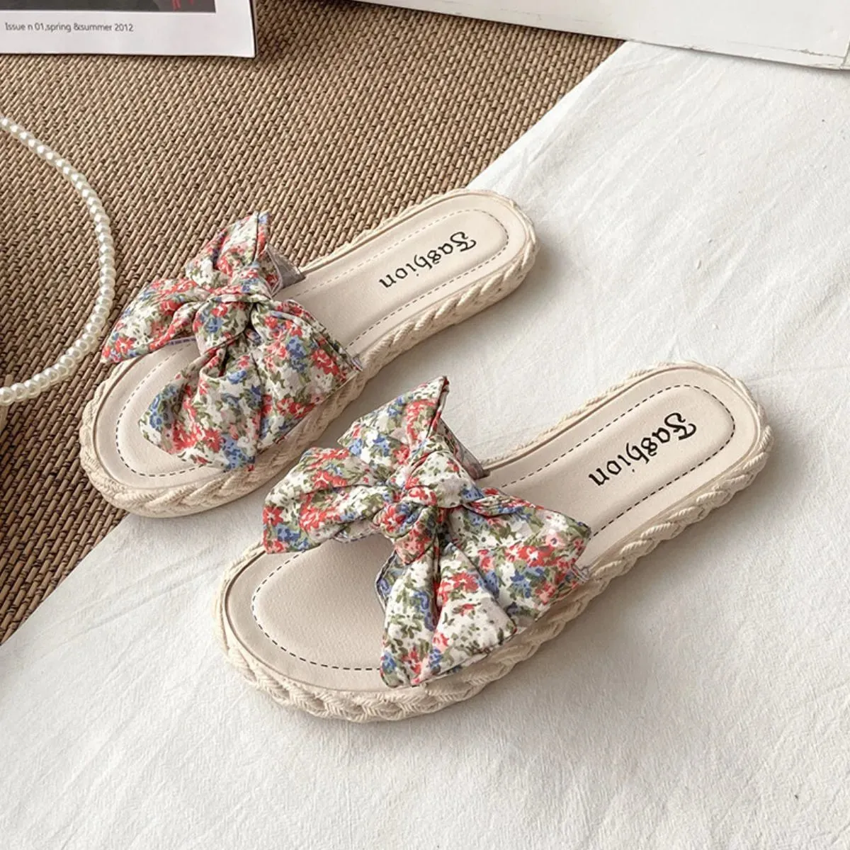 Open Toe Flats Sandals