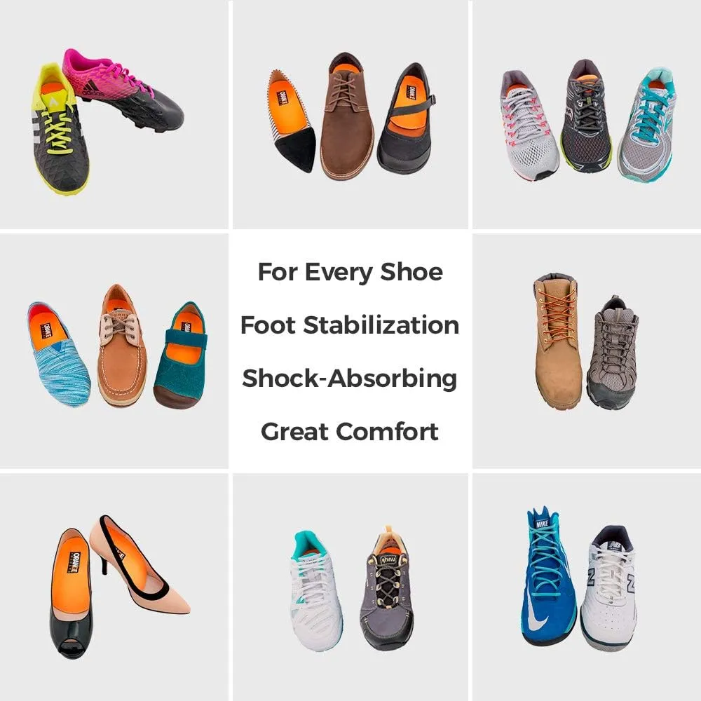 Orange Light D 3/4 Fits Men's Shoe 9.5-11,Women's 11-12.5