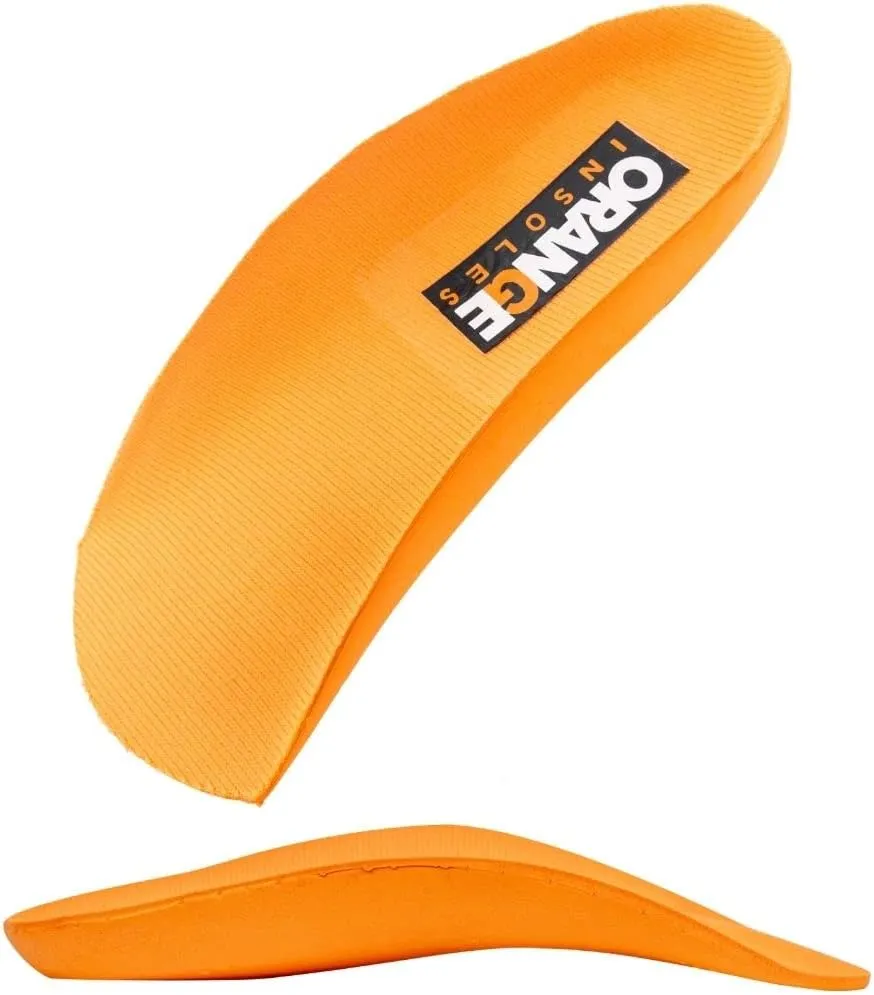 Orange Light D 3/4 Fits Men's Shoe 9.5-11,Women's 11-12.5