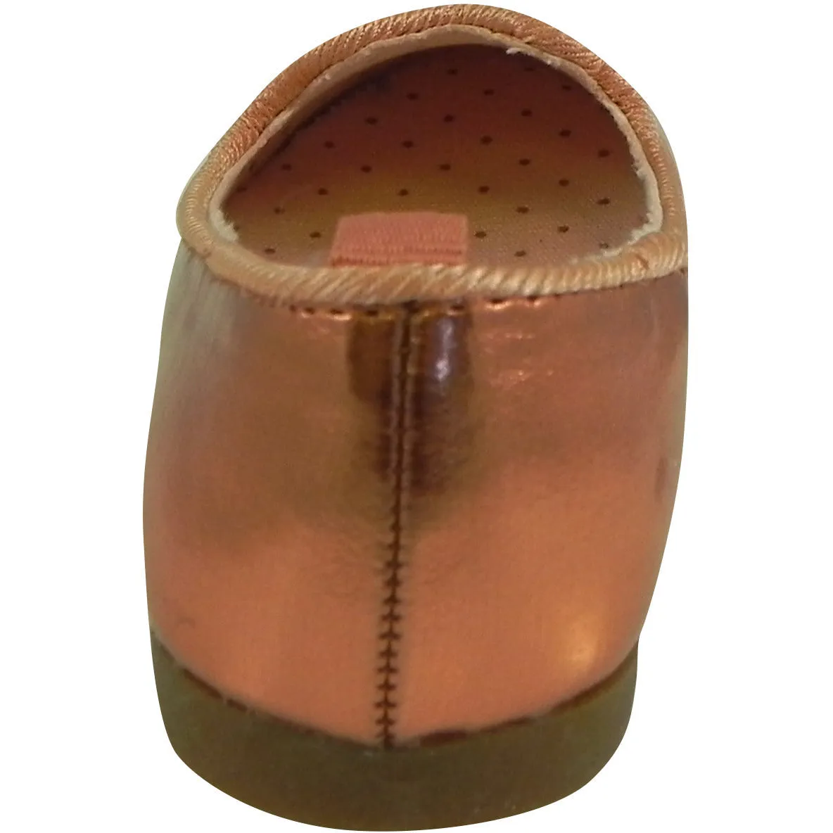 OshKosh Girl's Tabby Slip On Fox Animal Ballet Flat Shoes Bronze