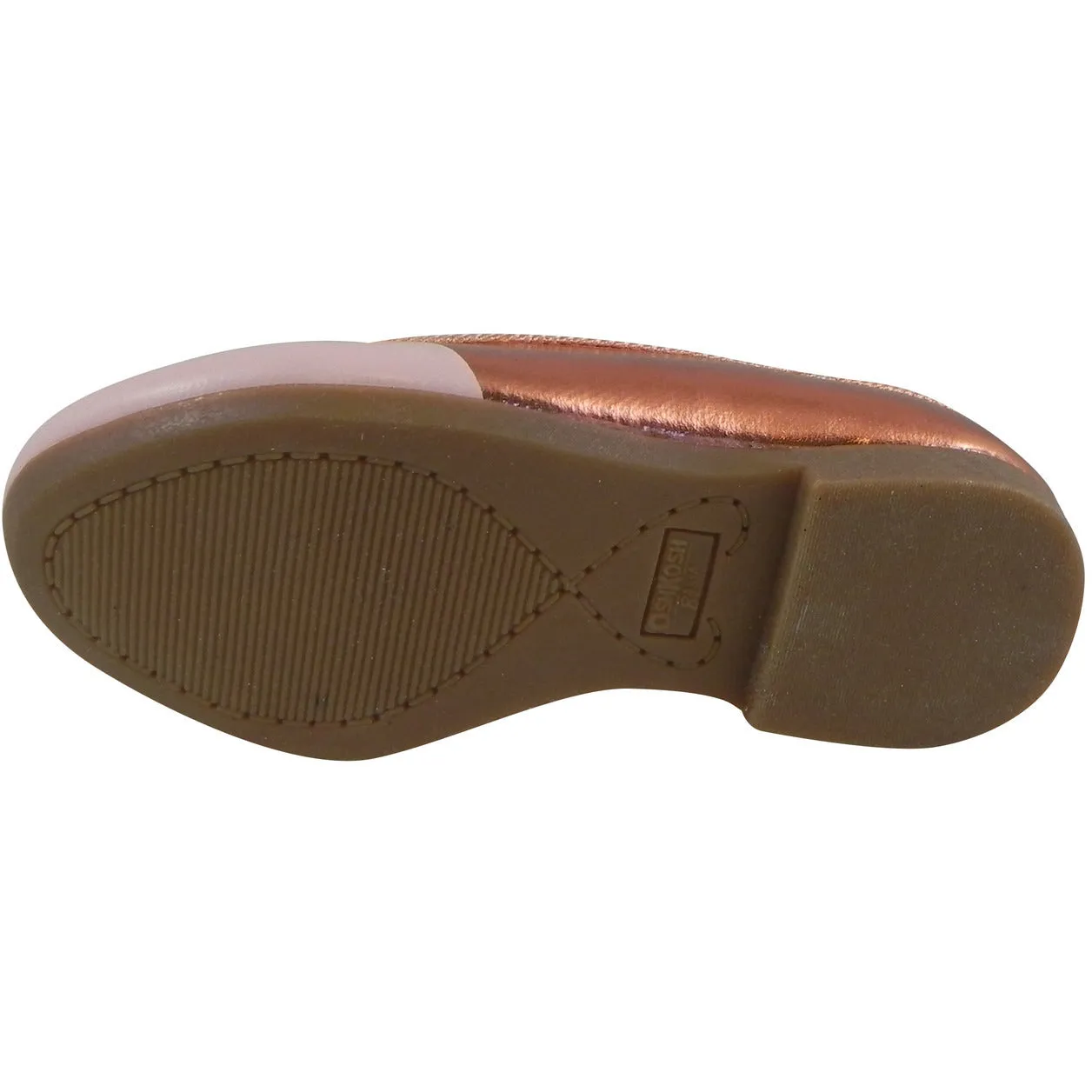 OshKosh Girl's Tabby Slip On Fox Animal Ballet Flat Shoes Bronze