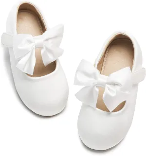Otter MOMO Toddler Little Girls Princess Shoes Mary Jane Ballerina Flats Flower Girl Dress Shoes