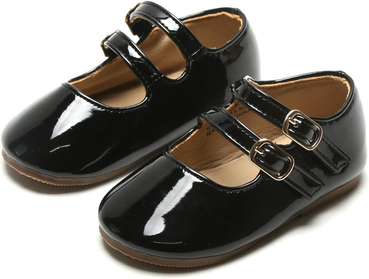 Otter MOMO Toddler/Little Girls Mary Jane Ballerina Flats Shoes Slip-on School Party Dress Shoes