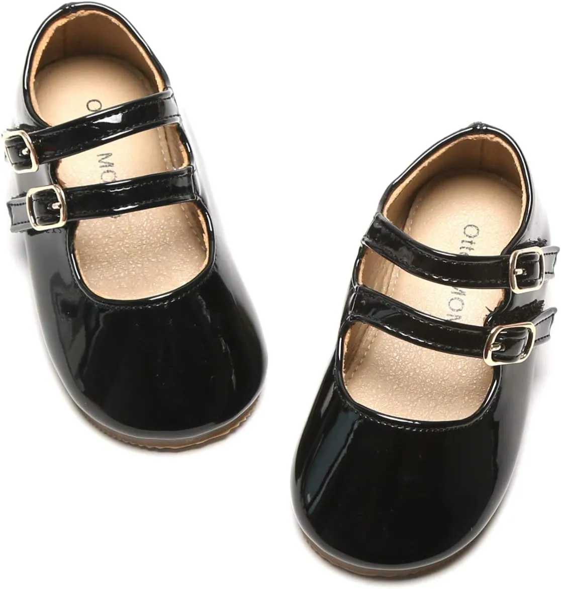 Otter MOMO Toddler/Little Girls Mary Jane Ballerina Flats Shoes Slip-on School Party Dress Shoes