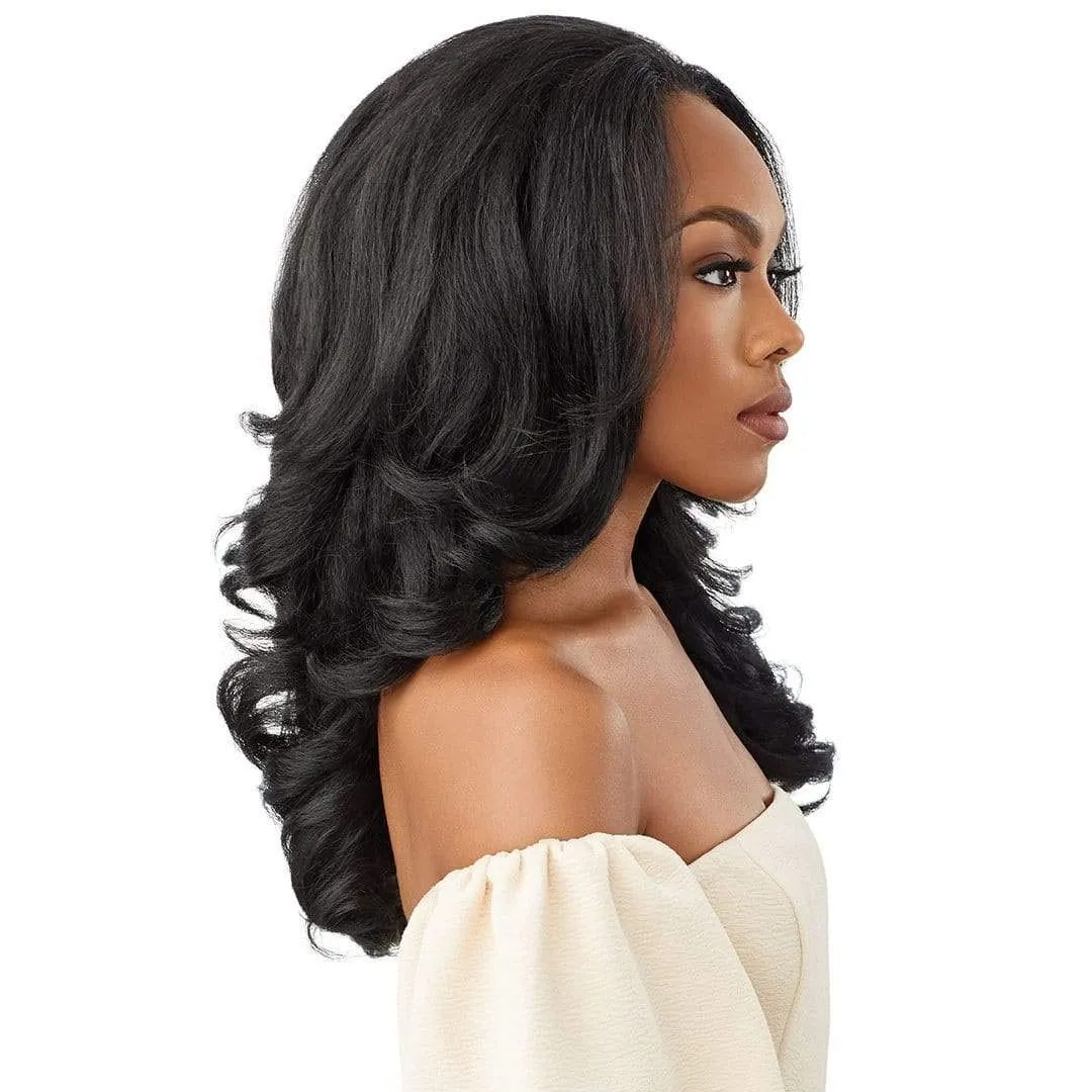 Outre Quick Weave Self Styled in 60 Seconds Neesha Soft & Natural New Half Wig Cap Laysflat Requires Less Leave Out NEESHA H301 (1)
