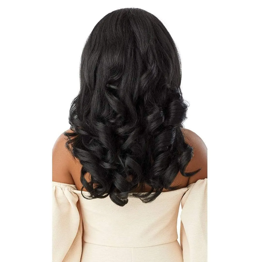 Outre Quick Weave Self Styled in 60 Seconds Neesha Soft & Natural New Half Wig Cap Laysflat Requires Less Leave Out NEESHA H301 (1)