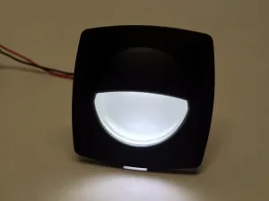 Pactrade Marine 4 Pieces Boat LED RV Trailer Cool White Square Courtesy Light 2.24"x2.24"