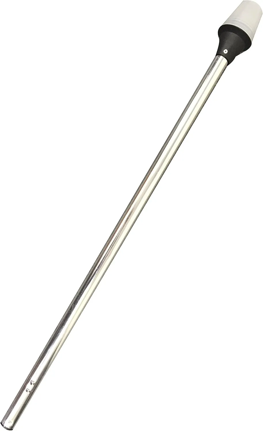 Pactrade Marine All-Round Boat Navigation Lights - 24-Inch Incandescent White Stern Light (Flush Mount, Removable Chrome Plug-in Base) - Boat Accessories for Pontoon, Yacht, Kayak