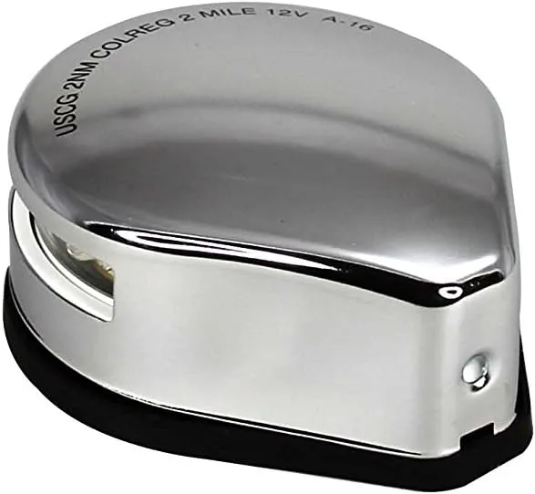 Pactrade Marine Boat SS LED Bi-Color Bow Navigation Port Starboard Light 12v USCG 2NM ABYC A16 Approval for Boat 65.6'