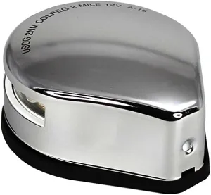 Pactrade Marine Boat SS LED Bi-Color Bow Navigation Port Starboard Light 12v USCG 2NM ABYC A16 Approval for Boat 65.6'