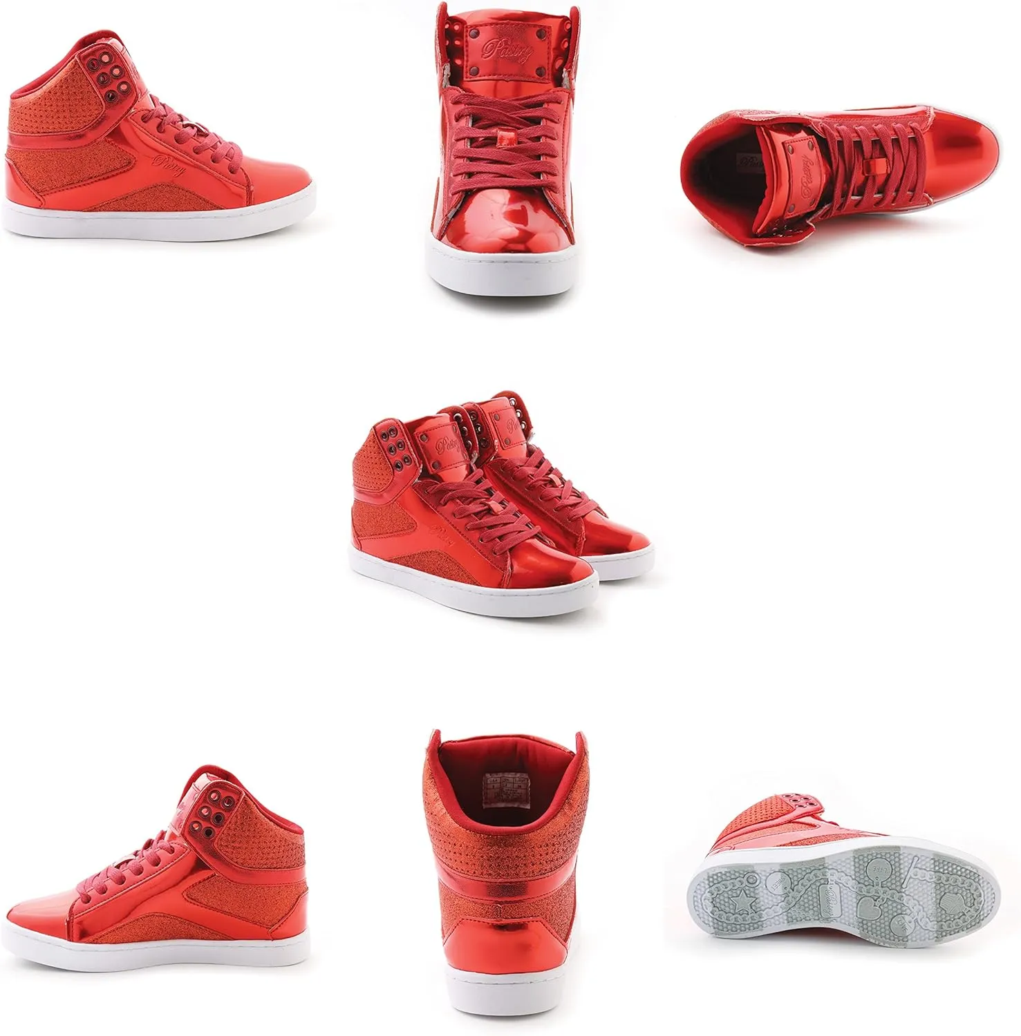 Pastry Pop Tart Glitter High-Top Sneaker & Dance Shoe for Women