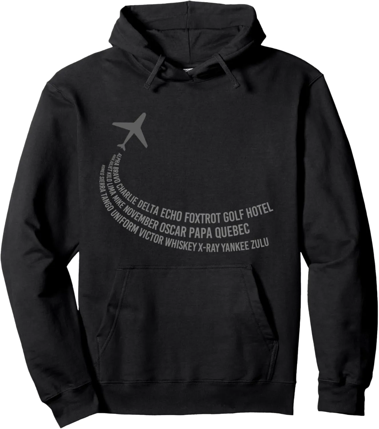Phonetic Alphabet | Pilot Airplane Pullover Hoodie