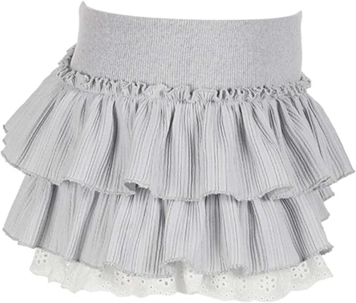 Plus Size Dress Elegant Double Layered High Waisted Sweet Ballet Style with Playful Design for Stunning Occasions