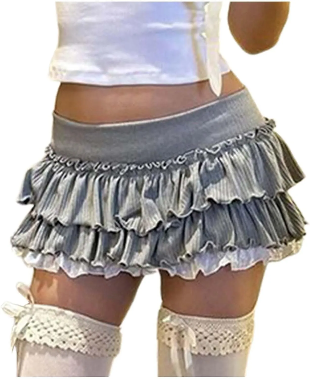 Plus Size Dress Elegant Double Layered High Waisted Sweet Ballet Style with Playful Design for Stunning Occasions