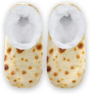 Poeticcity Unisex Fuzzy House Slippers, Warm Fur Lining Shoes, Non-Slip Memory Foam Slippers M-XXL