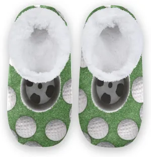 Poeticcity Unisex Fuzzy House Slippers, Warm Fur Lining Shoes, Non-Slip Memory Foam Slippers M-XXL