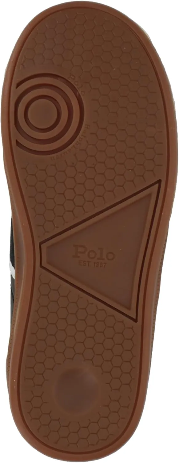 POLO RALPH LAUREN Unisex-Child Heritage Court Iii T-Toe (Little Kid) Sneaker