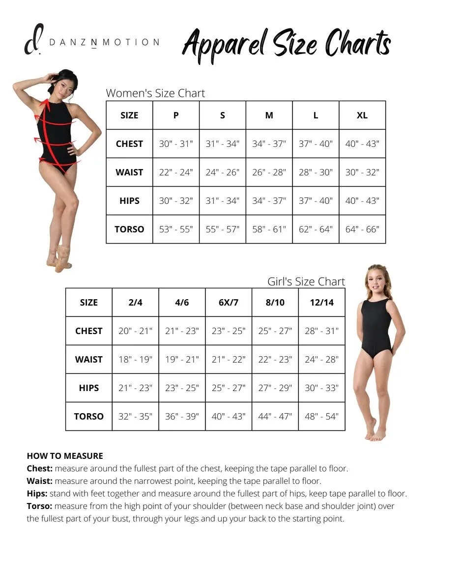 Pre-Owned Leotard DanzNMotion  2465C Int Child Black  Jazz Ballet