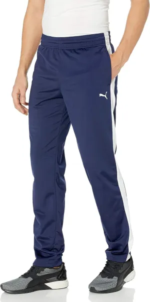 PUMA Men's Contrast Pants, Peacoat White, S