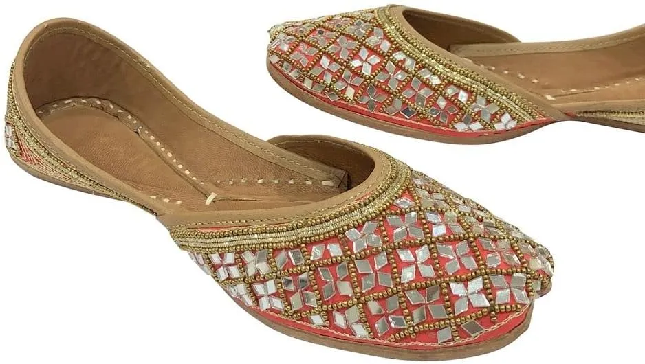 Punjabi Jutti for Women Bridal Shoes for Wedding Mojaris Ethnic Traditional Indian Juti