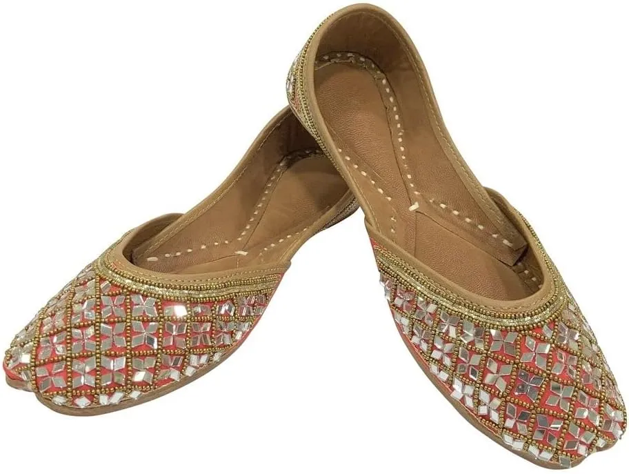 Punjabi Jutti for Women Bridal Shoes for Wedding Mojaris Ethnic Traditional Indian Juti