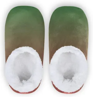 Purple Rose Gradient House Slippers Non-Slip Soft Comfy Slippers for Wedding