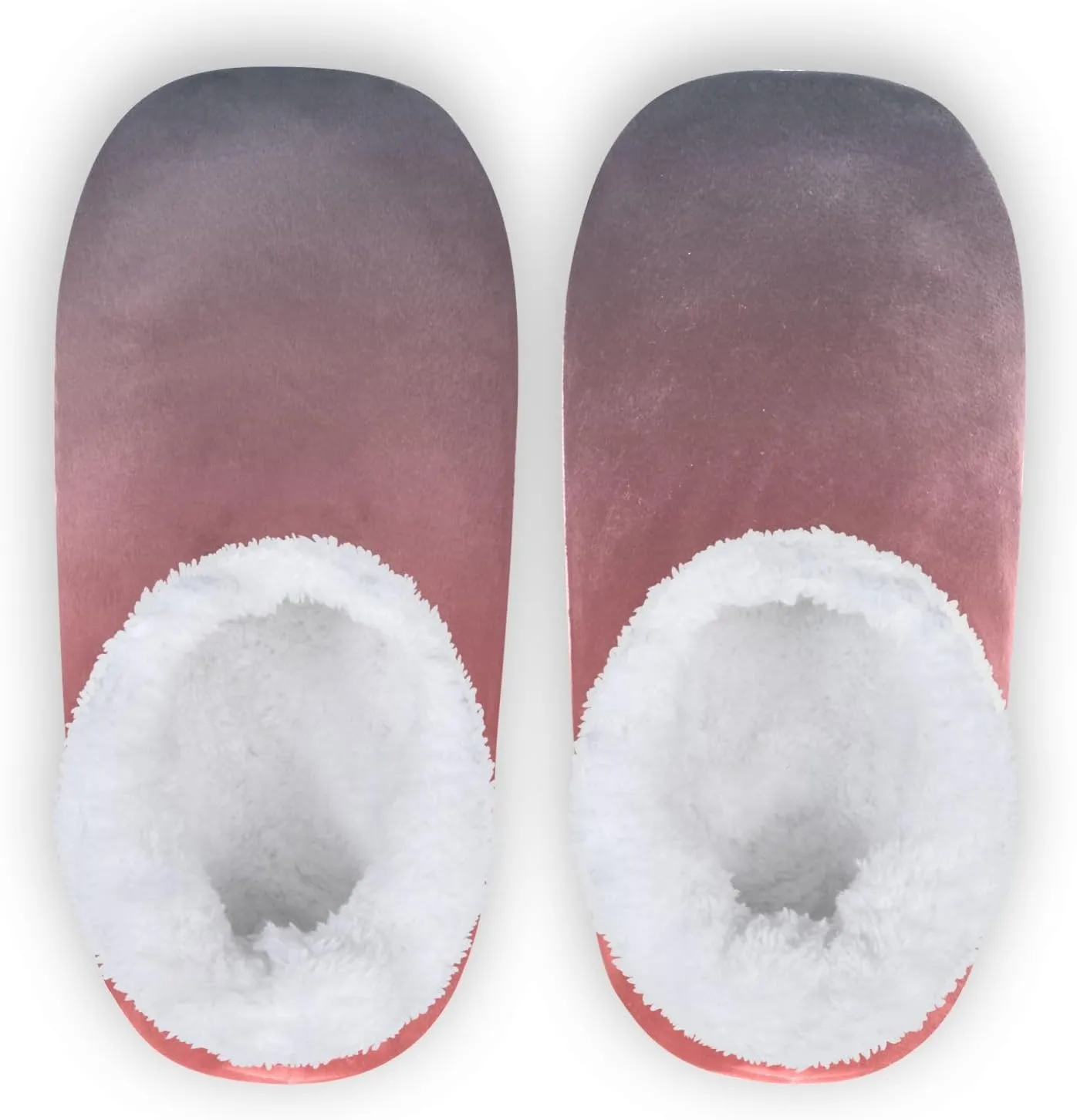 Purple Rose Gradient House Slippers Non-Slip Soft Comfy Slippers for Wedding