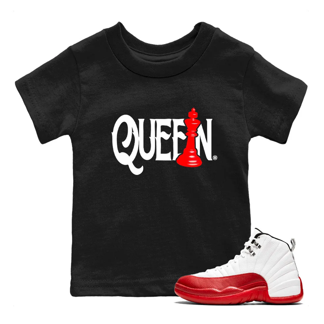 Queen Jordan Kids Final clearance Cherry Tees - Chess 12 Stylish Sneaker SNRT Air