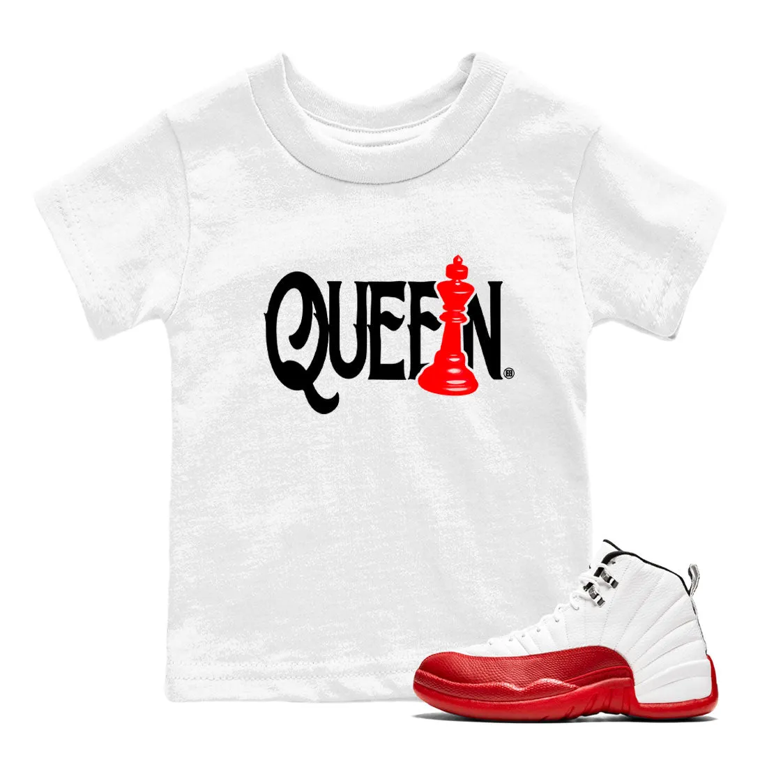Queen Jordan Kids Final clearance Cherry Tees - Chess 12 Stylish Sneaker SNRT Air
