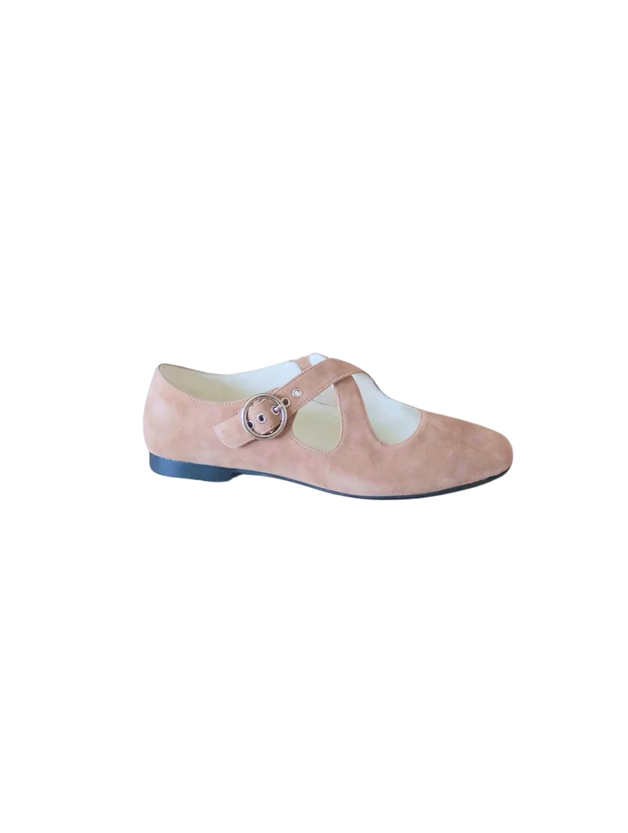 "Ease" Mary Janes Ballet Flats with Cross Straps