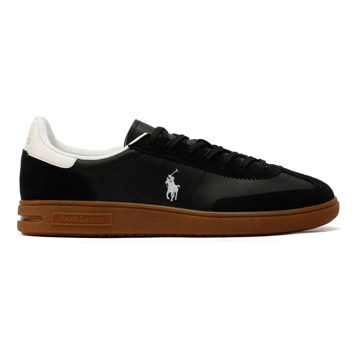Ralph Lauren Bedford Black/White Trainers