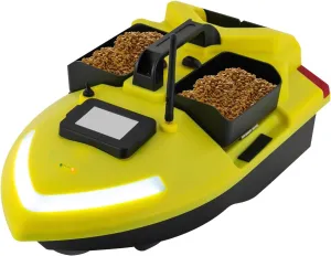 Rc Bait Boat with GPS Fishing Bait Boat GPS Positioning Remote Control Fishing Nesting Boat with Anti-Tangle Protective Cover Searchlight (Control Distance 500m/1640.42ft)