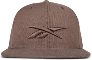 Reebok Identity Hat | Snapback | Flat Brim | Baseball Cap | Adjustable | Retro | Casual | Streetwear | Gym
