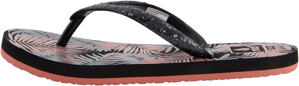 Reef Girl's Stargazer Prints Sandal, Black Tropic, 13-1 Youth US Little Kid