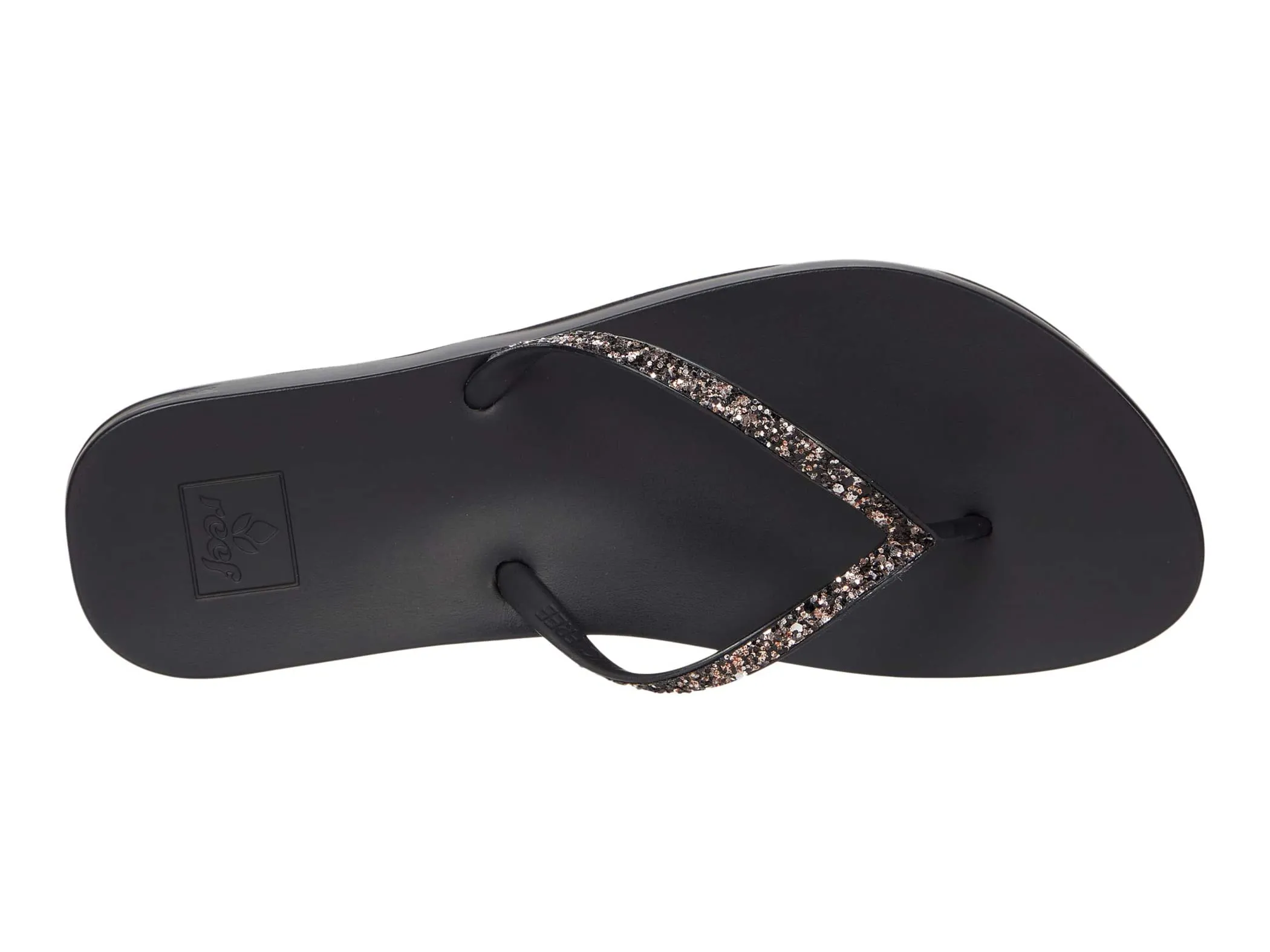 Reef Women's Cushion Bounce Stargazer Stylish, Comfortable FlipFlop Sandal, Black