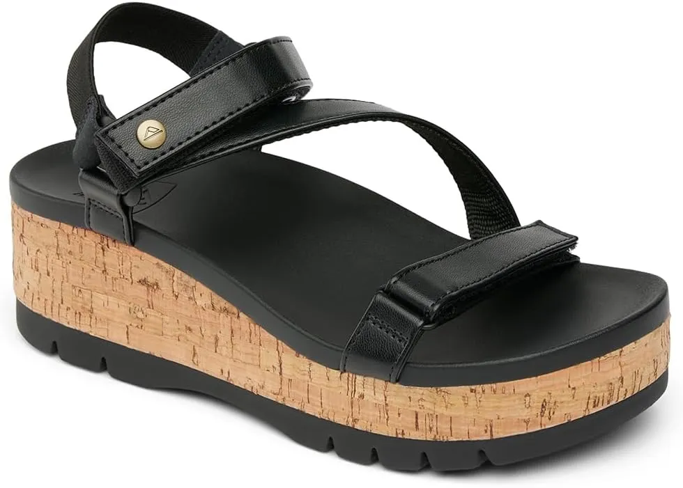REEF Women's Vista Higher Luna Platform Sandal, Adjustable Strap
