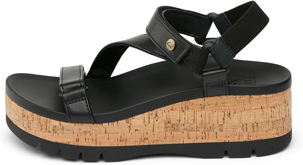 REEF Women's Vista Higher Luna Platform Sandal, Adjustable Strap