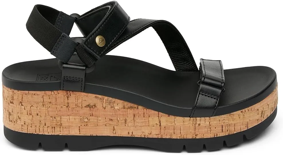 REEF Women's Vista Higher Luna Platform Sandal, Adjustable Strap