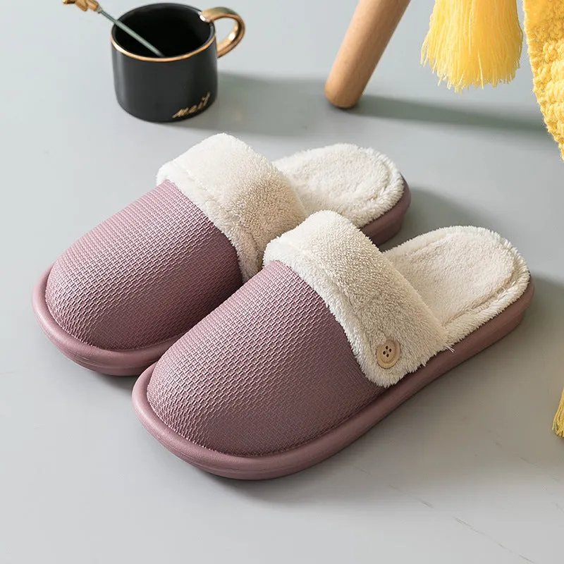 Removable Warm Comfortable Cotton Slippers
