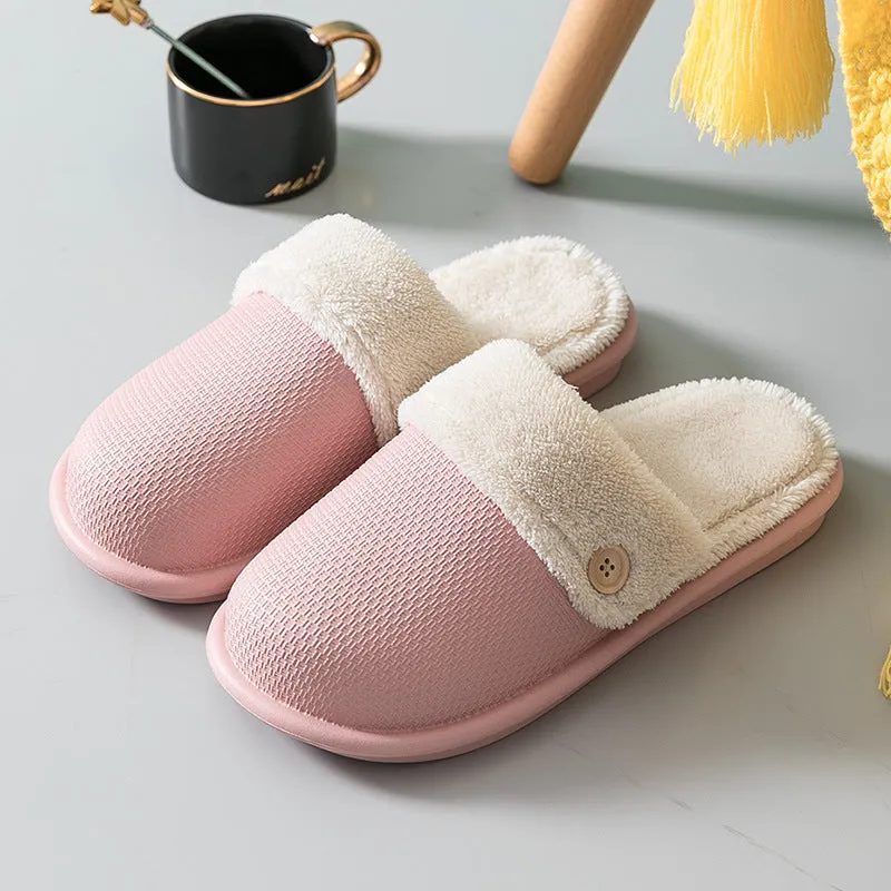 Removable Warm Comfortable Cotton Slippers
