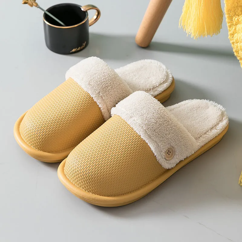 Removable Warm Comfortable Cotton Slippers