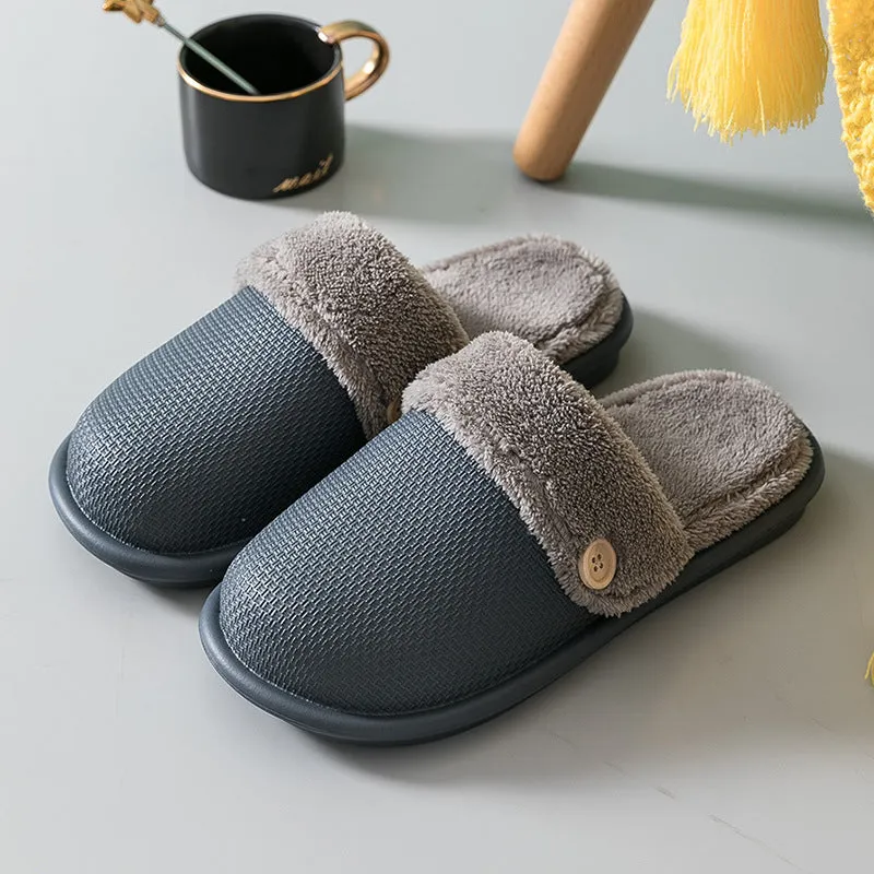 Removable Warm Comfortable Cotton Slippers