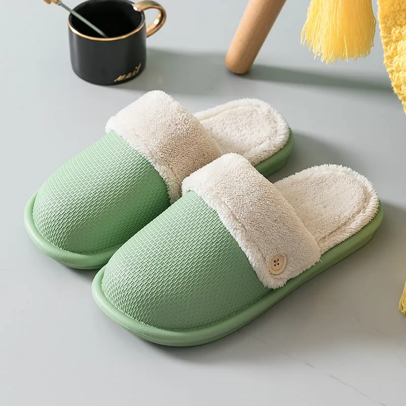 Removable Warm Comfortable Cotton Slippers