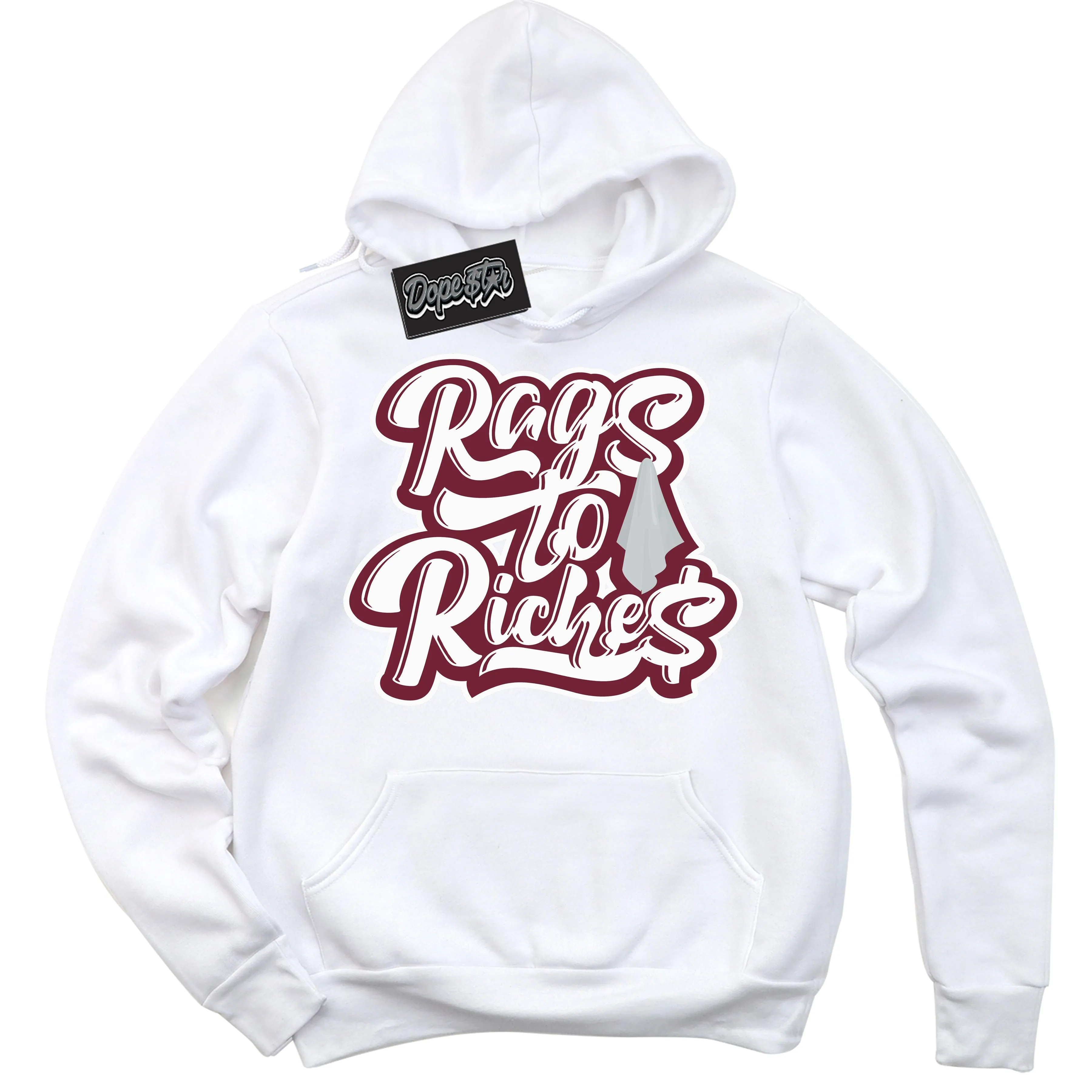 Rings Team Red 6s Sneaker Hoodie Rags To Riches Graphic