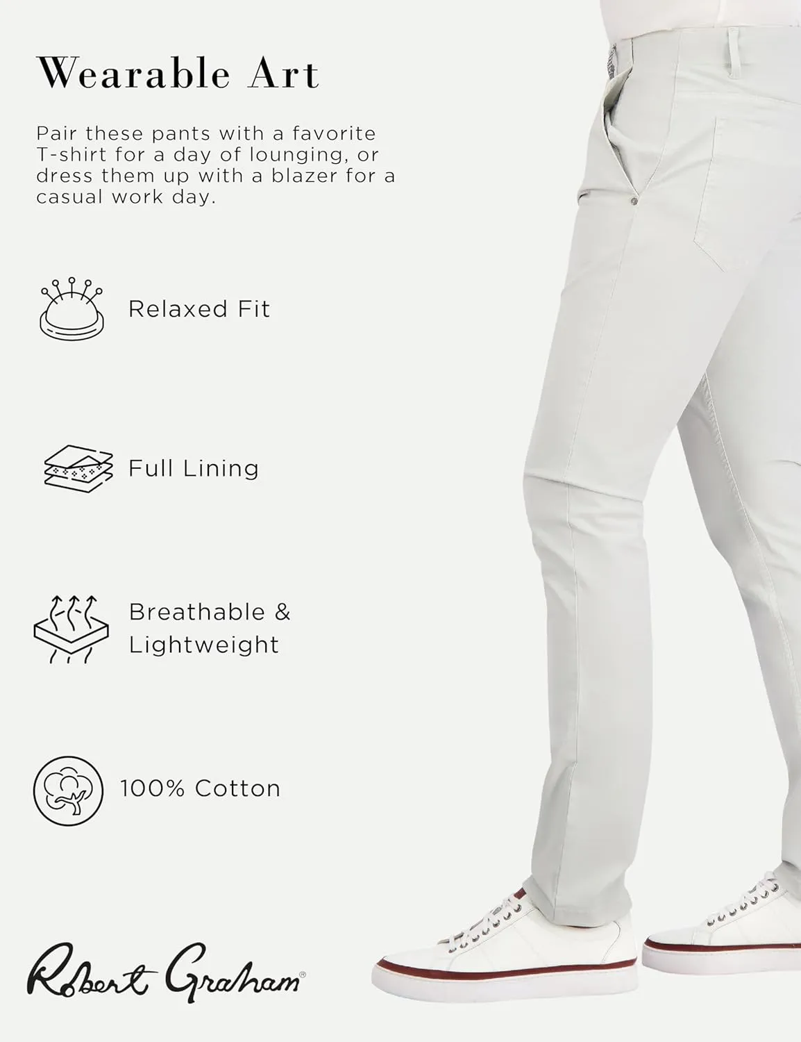 Robert Graham Men's The Roades Jeano 5-Pocket Pants