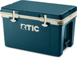 RTIC Ultra-Light 52 Quart Hard Cooler Insulated Portable Ice Chest Box for Beach, Drink, Beverage, Camping, Picnic, Fishing, Boat, Barbecue, 30% Lighter Than Rotomolded Coolers