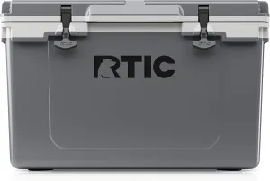 RTIC Ultra-Light 52 Quart Hard Cooler Insulated Portable Ice Chest Box for Beach, Drink, Beverage, Camping, Picnic, Fishing, Boat, Barbecue, 30% Lighter Than Rotomolded Coolers