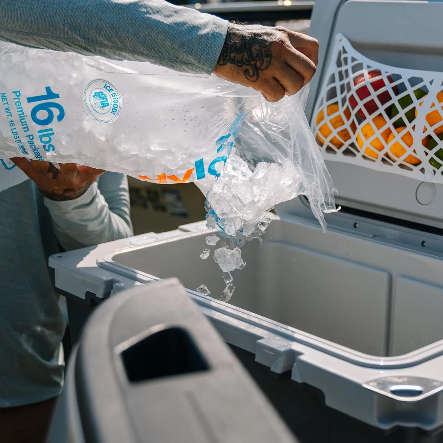 RTIC Ultra-Light 52 Quart Hard Cooler Insulated Portable Ice Chest Box for Beach, Drink, Beverage, Camping, Picnic, Fishing, Boat, Barbecue, 30% Lighter Than Rotomolded Coolers