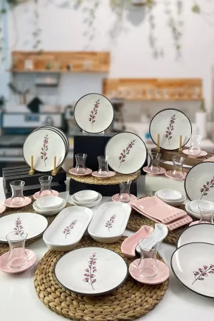 Sakura 50 Pieces Breakfast Set for 12 Persons